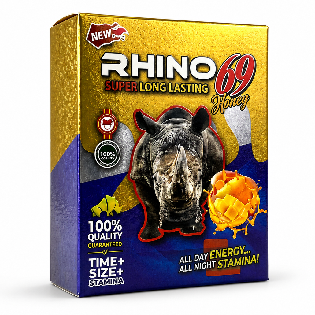 Front and side view of the Rhino 69 Honey box