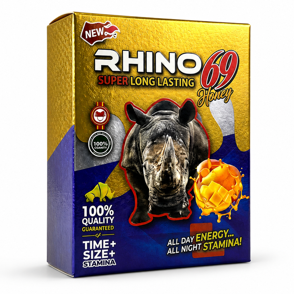 Front and side view of the Rhino 69 Honey box