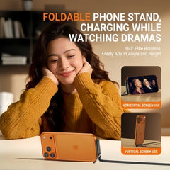 240W Foldable Phone Stand Braided USB-C Charging Data Cable