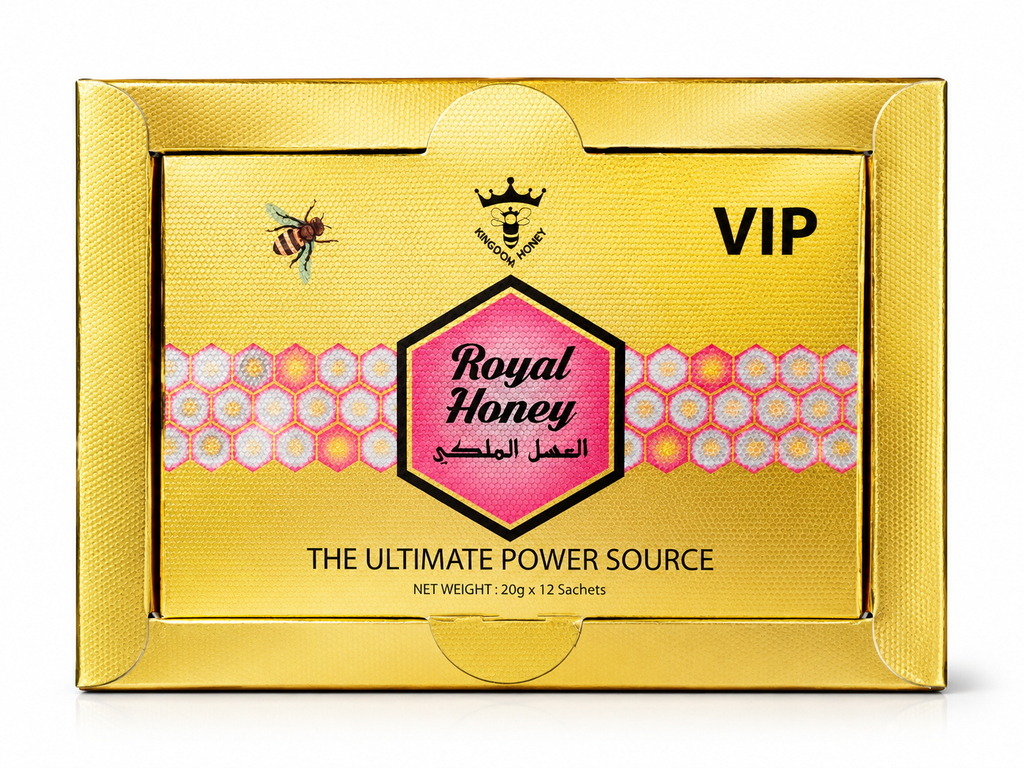 Open Royal Honey box showing the inner package