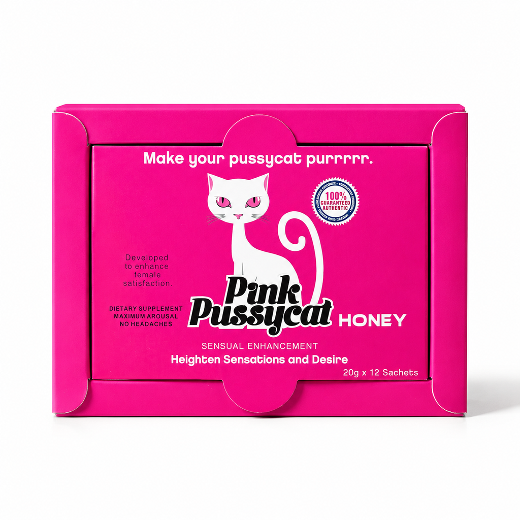 Pink Pussycat Honey inner package view on a white background