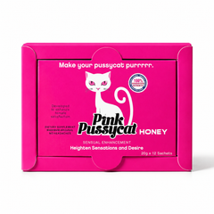 Pink Pussycat Honey inner package view on a white background